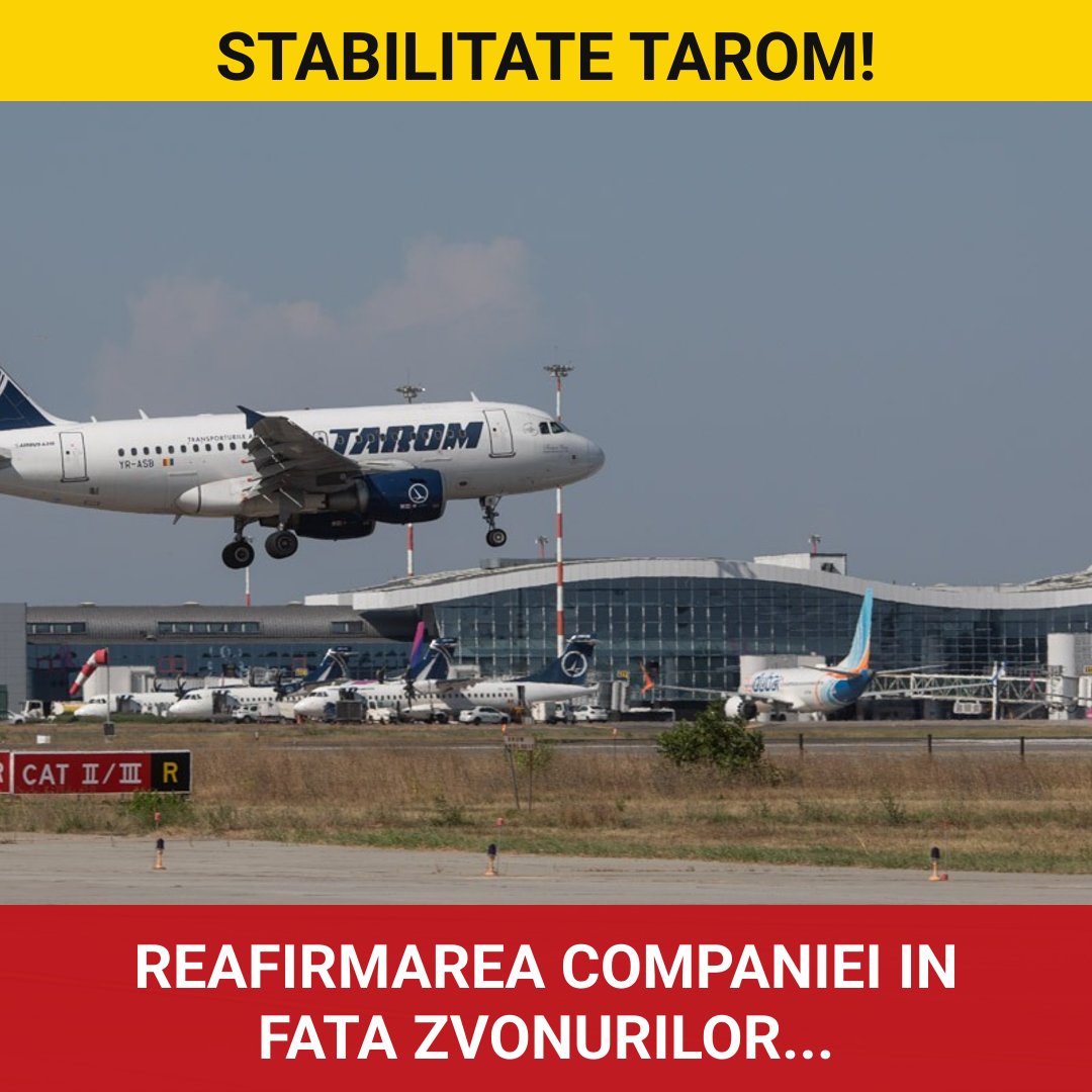 Tarom își reafirmă stabilitatea în fața zvonurilor despre criza de kerosen și viitorul companiei