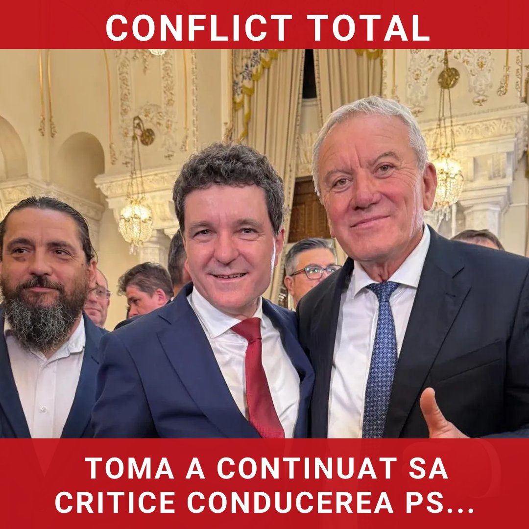 Tensiuni în PSD: Constantin Toma, critic al conducerii, rămâne membru în ciuda atacurilor