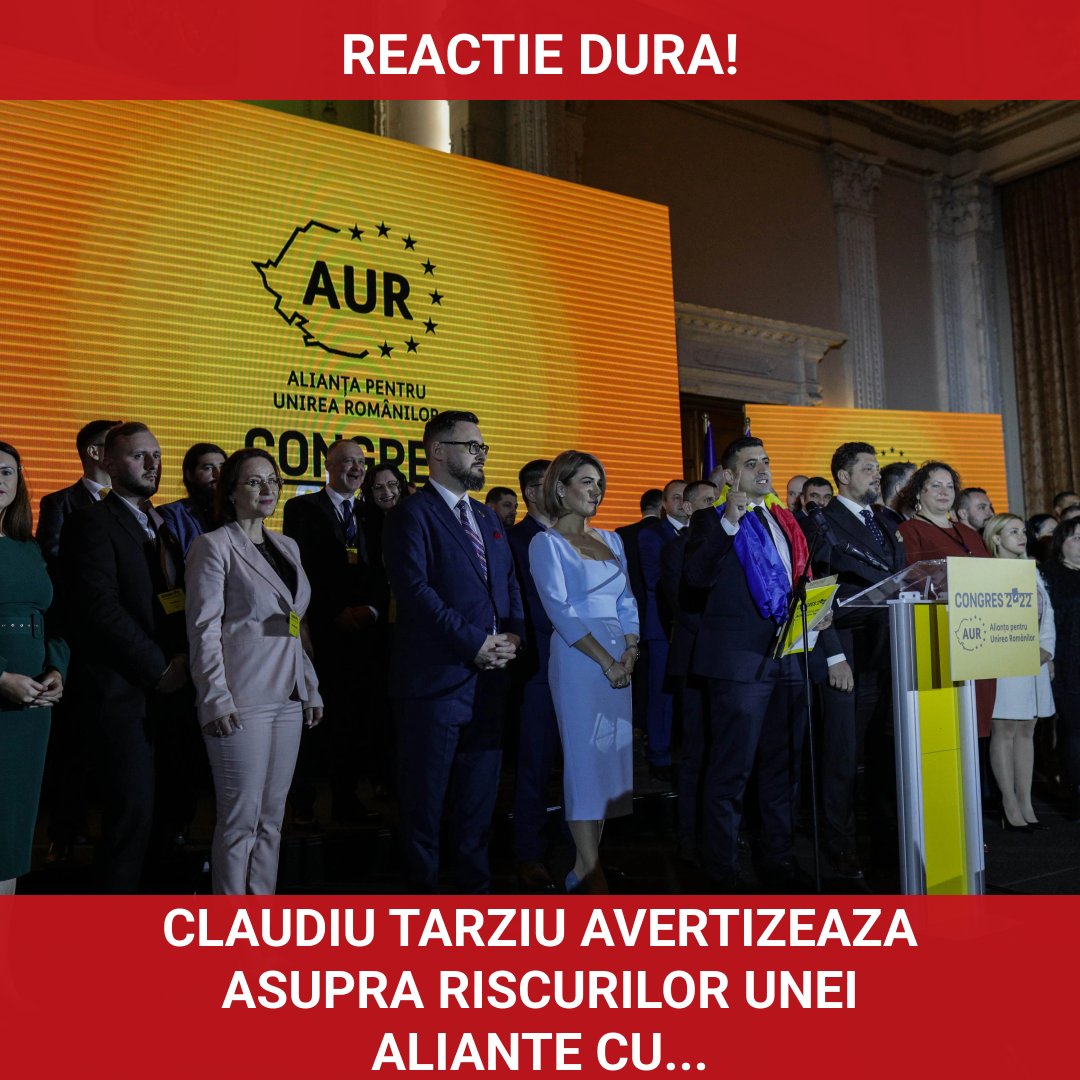 Tensiuni interne în AUR: Claudiu Târziu avertizează asupra riscurilor unei alianțe cu PSD