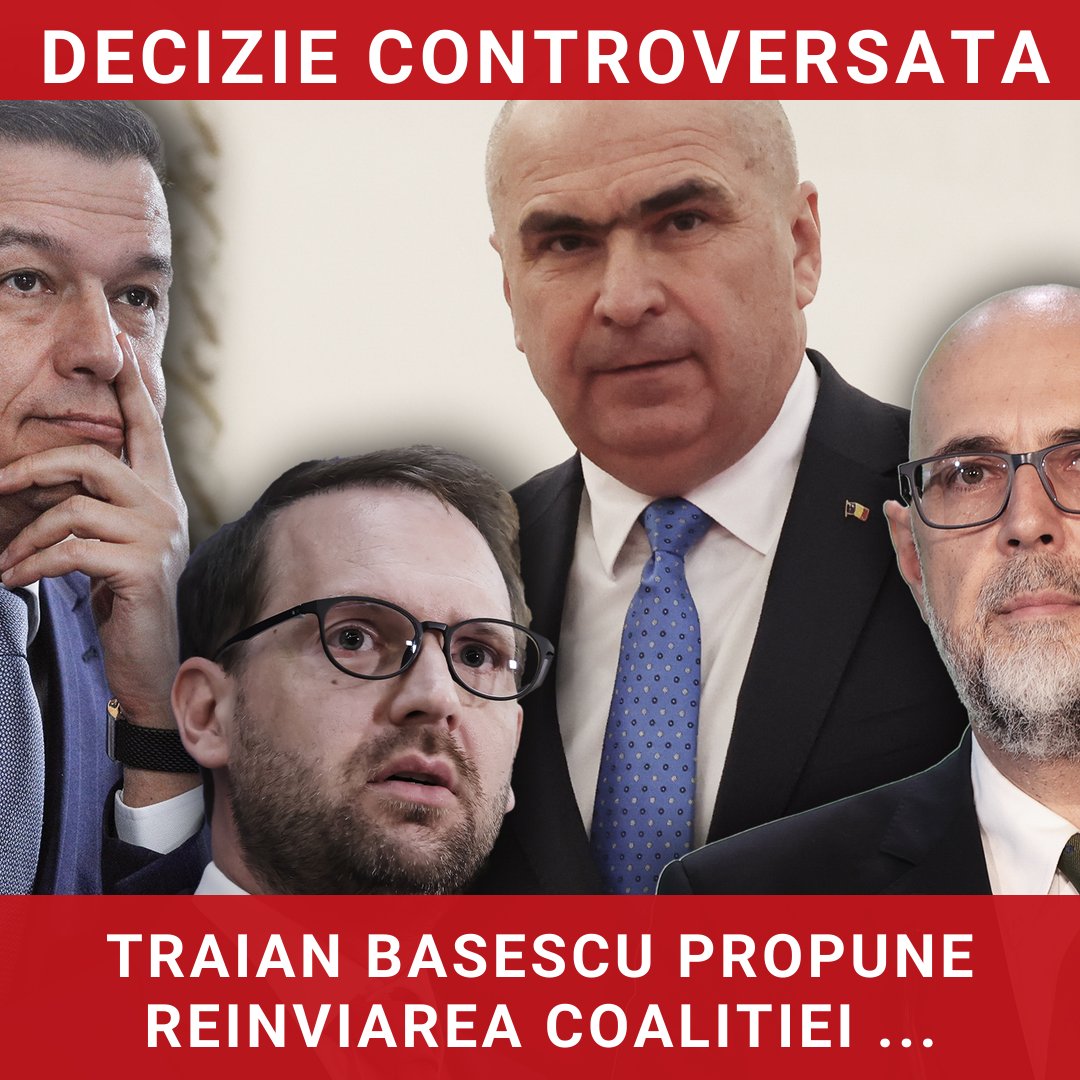 Traian Băsescu propune reînvierea coaliției de guvernare ca soluție pentru criza politică