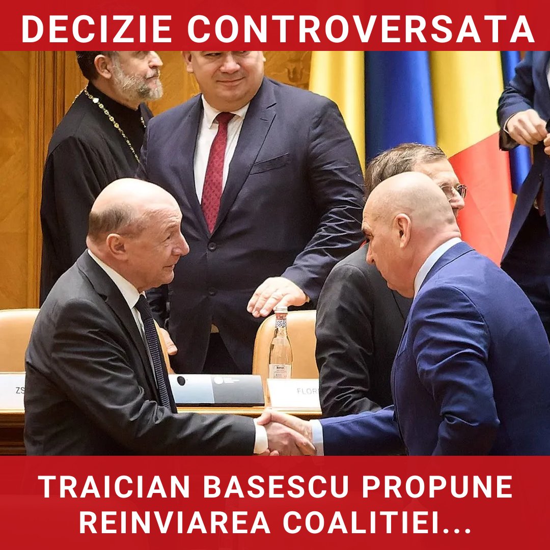 Traian Băsescu propune soluții pentru criza politică din România: reînvierea coaliției