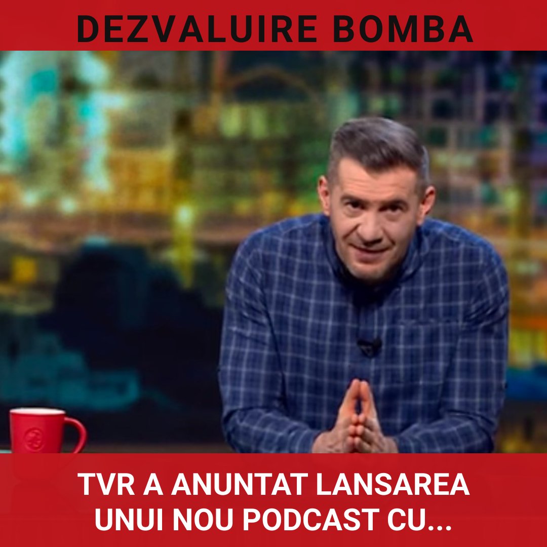 TVR anunță lansarea de podcasturi cu personalități cunoscute din media românească
