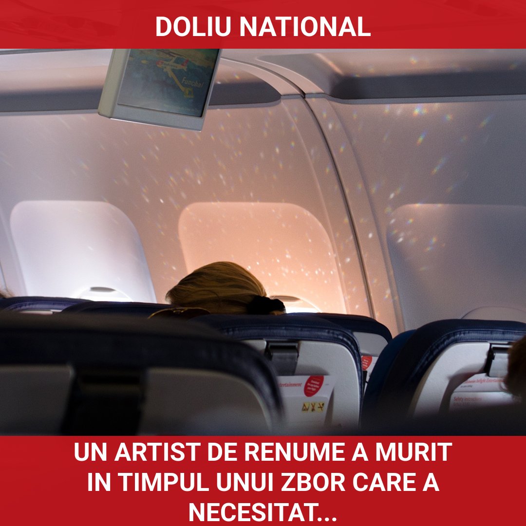 Un artist de renume a murit în timpul unui zbor care a necesitat aterizare de urgență la București