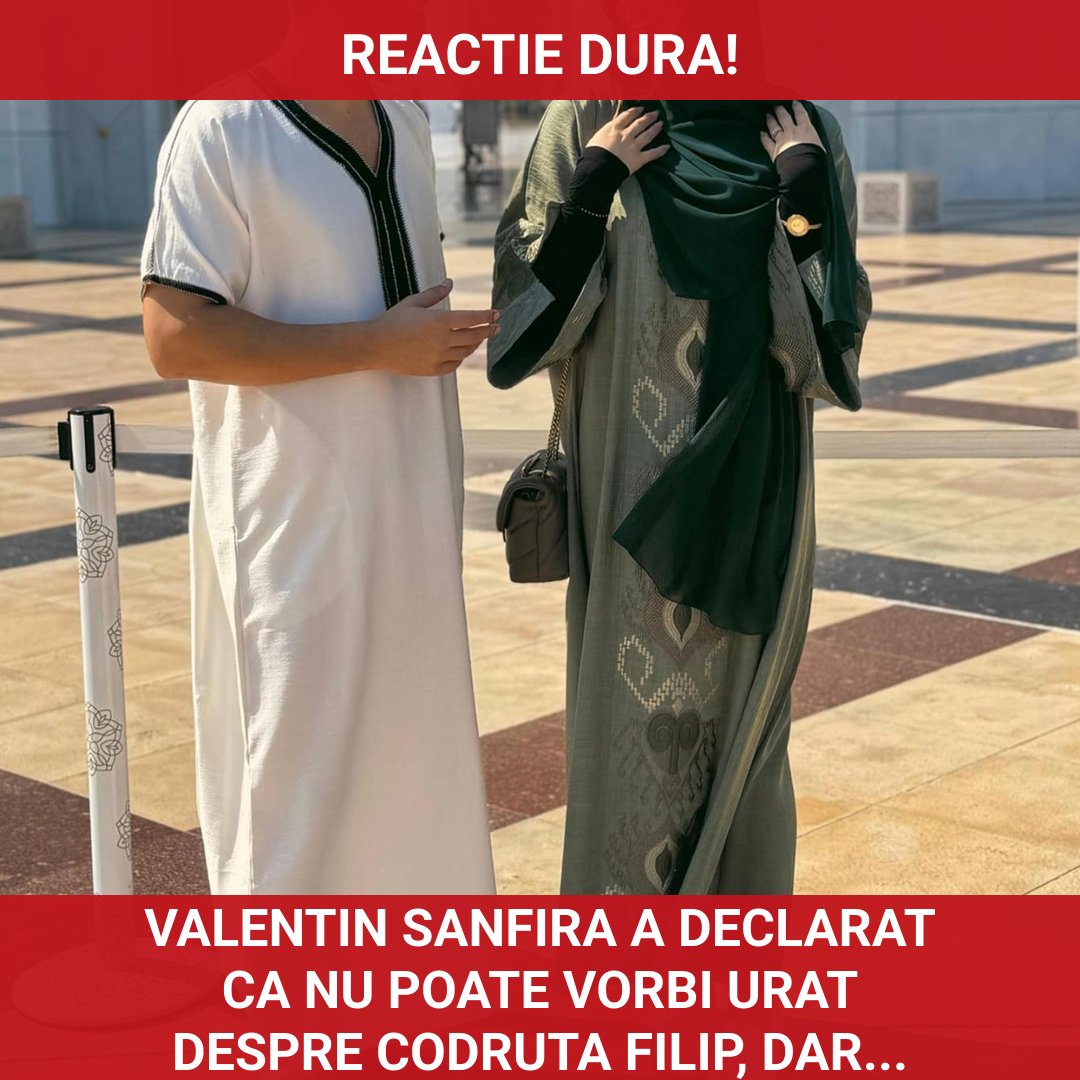 Valentin Sanfira își clarifică poziția după divorțul de Codruța Filip: „Nu aș putea vorbi urât despre ea