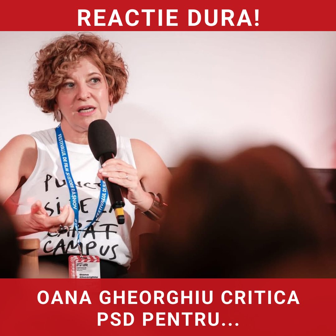 Vicepremierul Oana Gheorghiu critică PSD pentru comportamentul duplicitar al politicienilor
