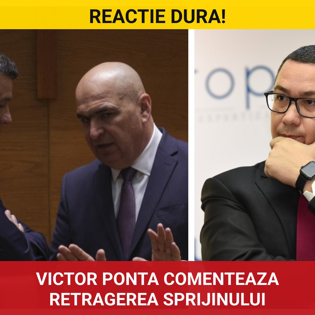 Victor Ponta comentează retragerea sprijinului PSD pentru Ilie Bolojan: "Era normal să se termine