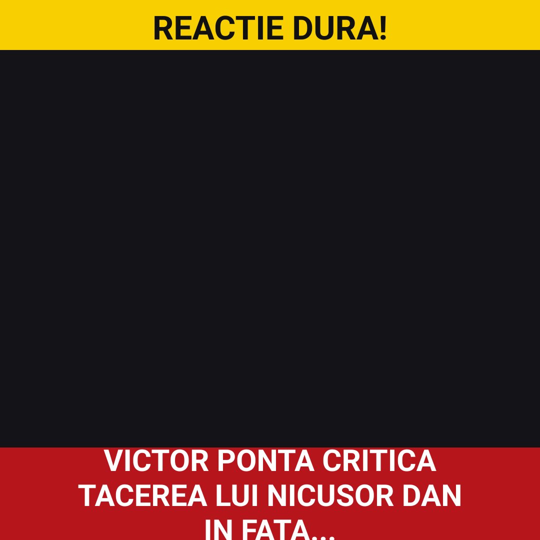 Victor Ponta critică tăcerea lui Nicușor Dan în fața crizei politice actuale