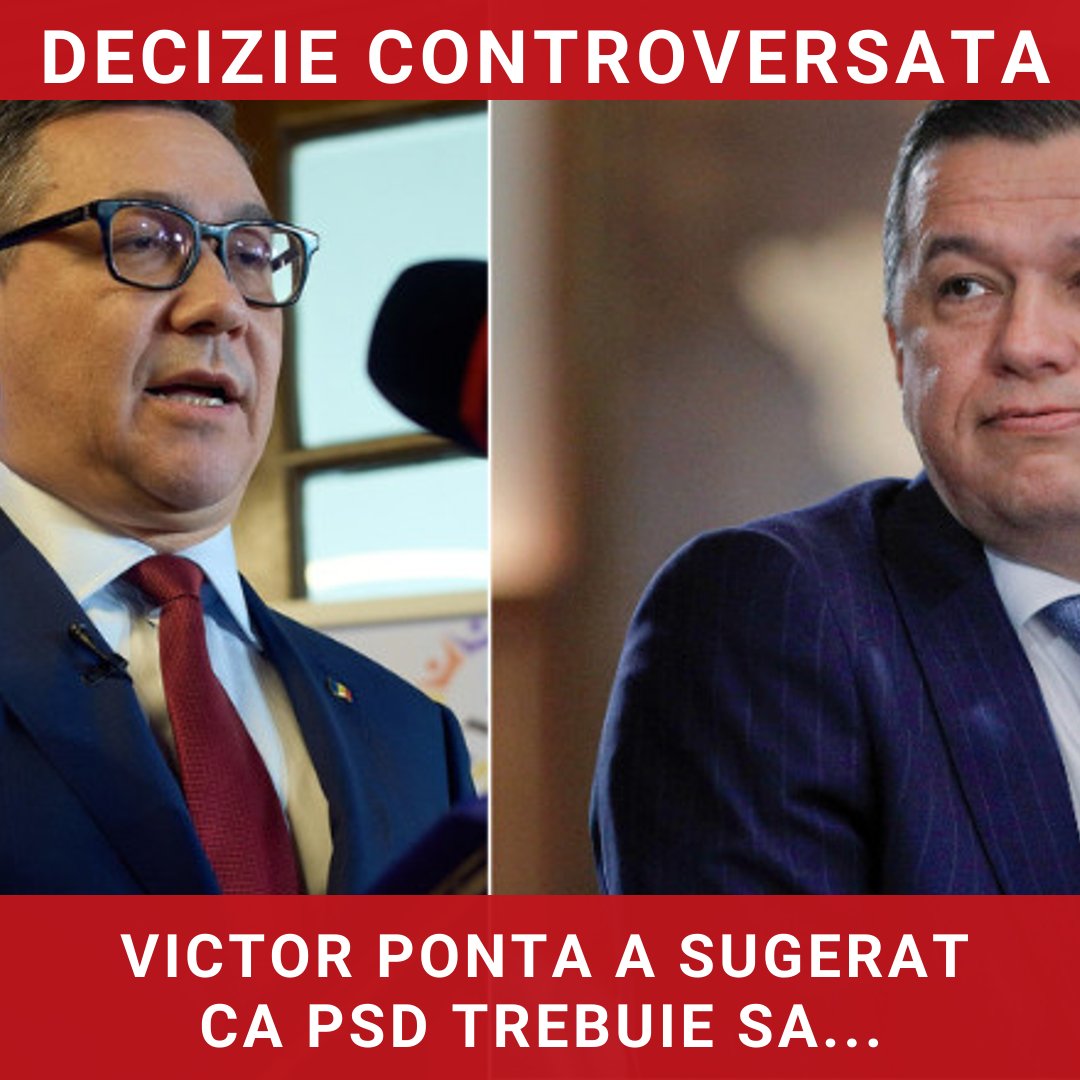 Victor Ponta: PSD trebuie să acționeze prin moțiune de cenzură pentru a se redresa